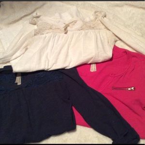 3 Small Col Story Half Sleeve Shirts